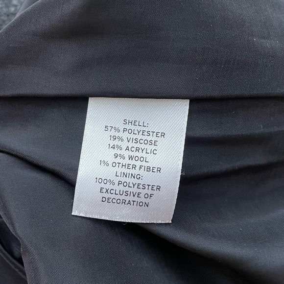 Halogen tweed pencil skirt w/ exposed zipper - Picture 4 of 5